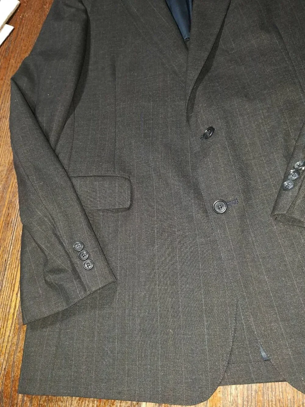 New 44 XL Grey Wayne Single Breast Notch Lapel Suit Jacket Sport Coat Blazer NWT